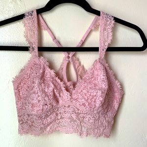 Aerie cross back lace bra